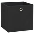 thumbnail image 1 of vidaXL Storage Box Set of 4 Black Non-woven fabric 11 in Foldable, 1 of 69