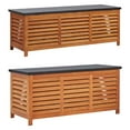 thumbnail image 1 of vidaXL Storage Box Outdoor Storage Chest Entryway Bench Solid Wood Eucalyptus, 1 of 17