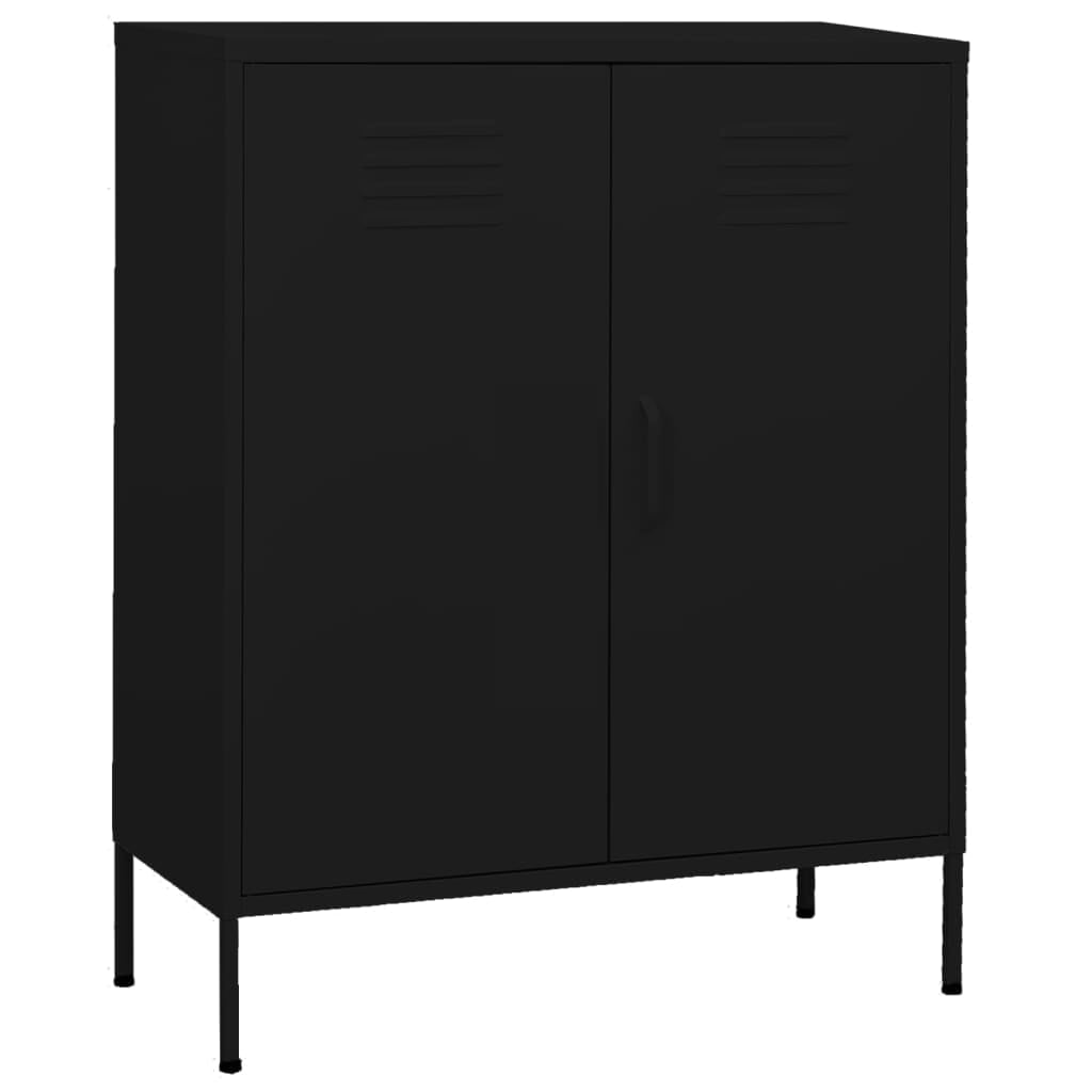vidaXL Storage Cabinet Freestanding Drawer File Cabinet for Home Office Steel