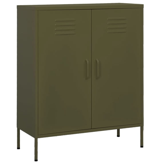 vidaXL Storage Cabinet Freestanding Drawer File Cabinet for Home Office Steel