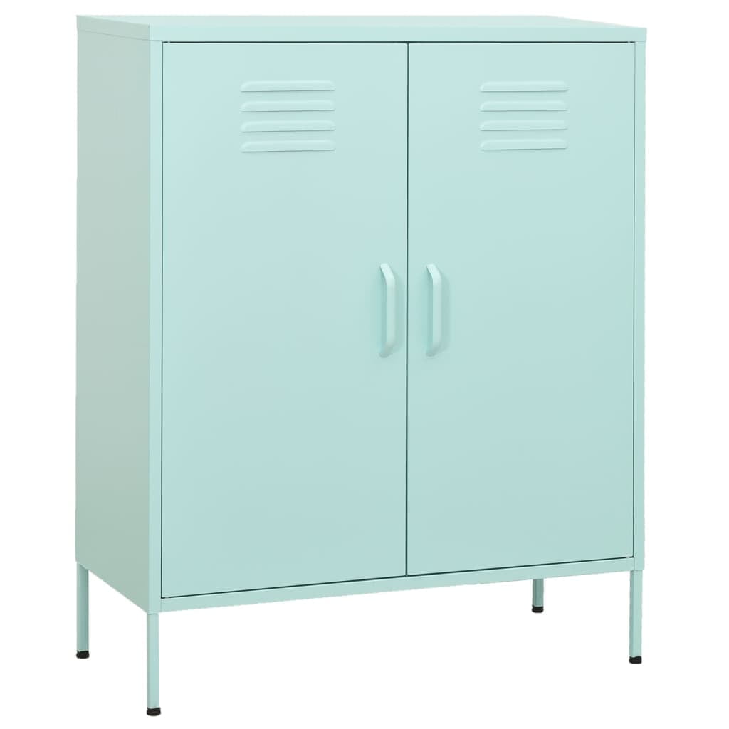 vidaXL Storage Cabinet Freestanding Drawer File Cabinet for Home Office Steel