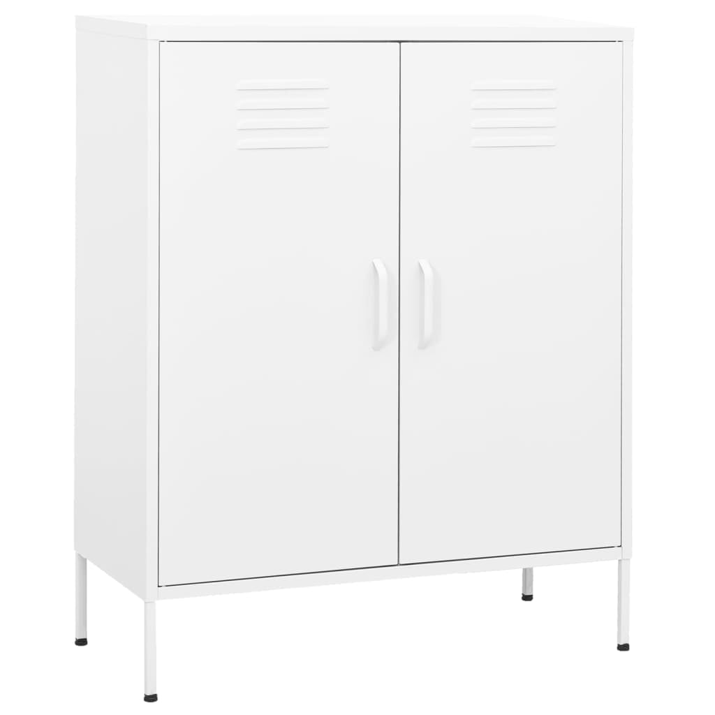 vidaXL Storage Cabinet Freestanding Drawer File Cabinet for Home Office Steel