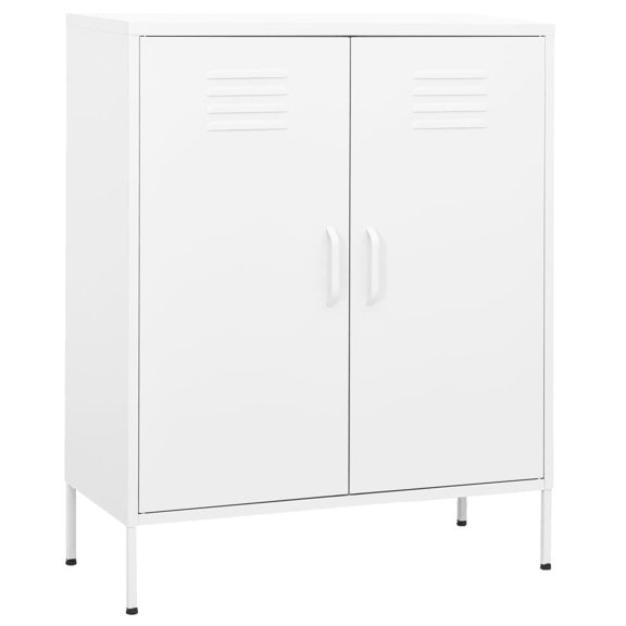 vidaXL Storage Cabinet Freestanding Drawer File Cabinet for Home Office Steel