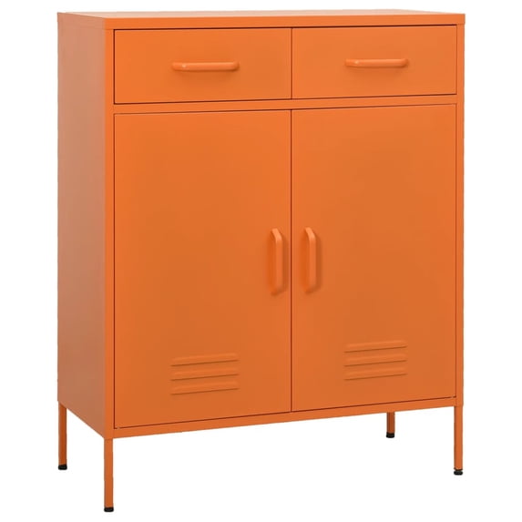 vidaXL Storage Cabinet Freestanding File Cabinet with Shelves for Office Steel