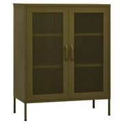 vidaXL Storage Cabinet Sideboard Filing Cabinet with Shelves for Hallway Steel