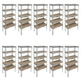 thumbnail image 1 of vidaXL Storage Rack Garage Storage Shelf 10 pcs, 1 of 6