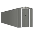 thumbnail image 1 of vidaXL Storage Shed Outdoor Storage Shed for Backyard Patio Galvanized Steel, 1 of 120