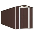 thumbnail image 1 of vidaXL Storage Shed Outdoor Storage Shed for Backyard Patio Galvanized Steel, 1 of 120