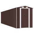 thumbnail image 1 of vidaXL Storage Shed Outdoor Storage Shed for Backyard Patio Galvanized Steel, 1 of 120