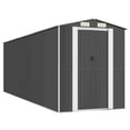 thumbnail image 1 of vidaXL Storage Shed Outdoor Storage Shed for Backyard Patio Galvanized Steel, 1 of 120