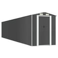 thumbnail image 1 of vidaXL Storage Shed Outdoor Storage Shed for Backyard Patio Galvanized Steel, 1 of 120