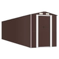 thumbnail image 1 of vidaXL Storage Shed Outdoor Storage Shed for Backyard Patio Galvanized Steel, 1 of 120