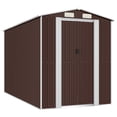 thumbnail image 1 of vidaXL Storage Shed Outdoor Storage Shed for Backyard Patio Galvanized Steel, 1 of 120