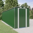 thumbnail image 1 of vidaXL Storage Shed Outdoor Storage Shed for Backyard Patio Galvanized Steel, 1 of 7
