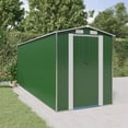 thumbnail image 1 of vidaXL Storage Shed Outdoor Storage Shed for Backyard Patio Galvanized Steel, 1 of 7