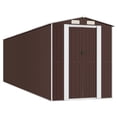 thumbnail image 1 of vidaXL Storage Shed Outdoor Storage Shed for Backyard Patio Galvanized Steel, 1 of 120