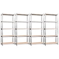 thumbnail image 1 of vidaXL Storage Shelf Silver 2 pcs, 1 of 204