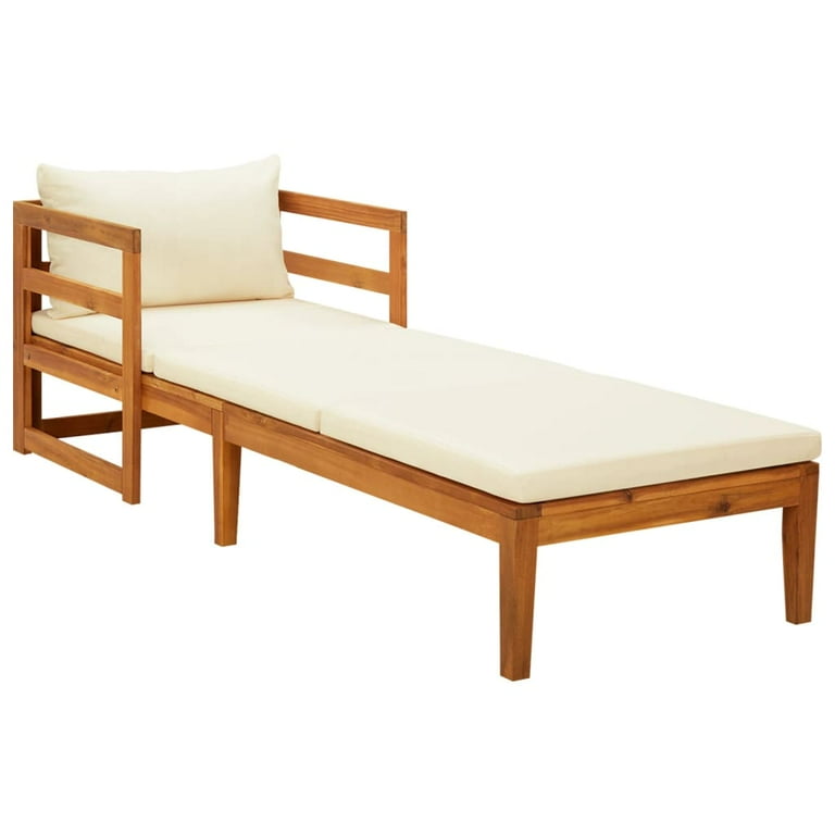Vidaxl sun lounger solid acacia wood sale