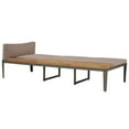 thumbnail image 1 of vidaXL Sun Lounger with Cushions Solid Acacia Wood Brown, 1 of 4