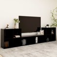 thumbnail image 1 of vidaXL TV Cabinet Set 5 Piece Chipboard HiFi Hanging Furniture Multi Colors, 1 of 11