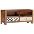 thumbnail image 1 of vidaXL TV Stand 35.4"x11.8"x15.7" Solid Wood Sheesham, 1 of 8