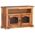 thumbnail image 1 of vidaXL TV Stand 35.4"x11.8"x23.6" Solid Wood Sheesham, 1 of 10