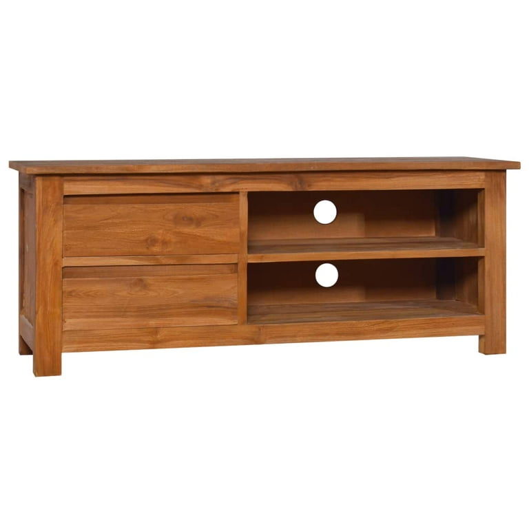 Vidaxl TV Cabinet 39.4 x11.8 x15.7 Solid Teak Wood