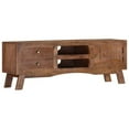 thumbnail image 1 of vidaXL TV Stand 43.3"x11.8"x15.7" Rough Mango Wood, 1 of 9