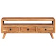 thumbnail image 1 of vidaXL TV Stand 43.3"x11.8"x15.7" Solid Wood Acacia, 1 of 7