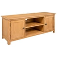 thumbnail image 1 of vidaXL TV Stand 43.3"x13.8"x17.3" Solid Oak Wood, 1 of 7