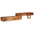 thumbnail image 1 of vidaXL TV Stand Brown 78.7"x11.8"x13.8" Solid Wood Sheesham, 1 of 11