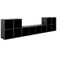 thumbnail image 1 of vidaXL TV Stand Set TV Console Sideboard Home TV Unit 5 Piece Engineered Wood, 1 of 82