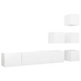 thumbnail image 1 of vidaXL TV Stand Set TV Console Sideboard TV Unit Cupboard Engineered Wood, 1 of 36