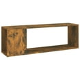 thumbnail image 1 of vidaXL TV Stand Smoked Oak 39.4"x9.4"x12.6" Engineered Wood, 1 of 11