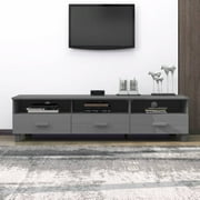 vidaXL TV Stand TV Console Sideboard TV Unit Cupboard HAMAR Solid Wood Pine