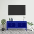 thumbnail image 1 of vidaXL 1 Piece Steel TV Stand Sideboard Media Console Cupboard, 1 of 9