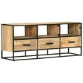 thumbnail image 1 of vidaXL TV Stand TV Unit Sideboard Home TV Console Media Unit Rough Mango Wood, 1 of 10