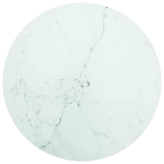 vidaXL Table Top Glass Top Round Table Top Replacement for Coffee Side Tables