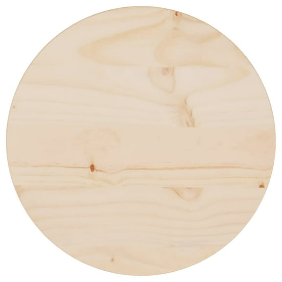 vidaXL Table Top Replacement Round for Garden Coffee Table Solid Wood Pine
