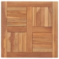 thumbnail image 1 of vidaXL Solid Teak Wood Table Top, 23.6 in Square, 1 in, Brown, 1 of 5