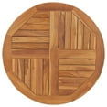 thumbnail image 1 of vidaXL Solid Teak Wood Table Top, 31.5" Round, 1", 1 of 7