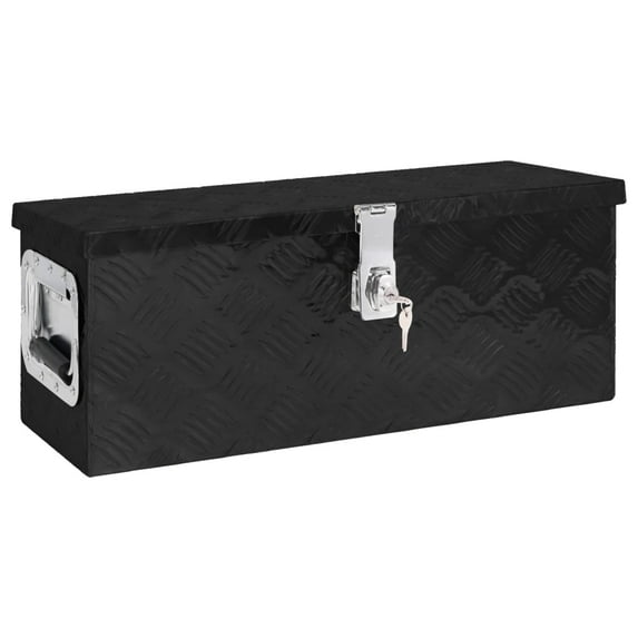 vidaXL Tool Box Outdoor Storage Box with Locking System Tool Chest Aluminum