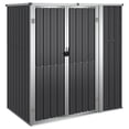 thumbnail image 1 of vidaXL Tool Shed Outdoor Storage Shed with Lockable Door Galvanized Steel, 1 of 18
