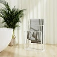 thumbnail image 1 of vidaXL Towel Rack White Iron Medium Towel Rack Rectangular Modern, 1 of 6