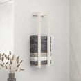 thumbnail image 1 of vidaXL Towel Rack White Solid Pine Wood 9.1 x 7.1 x 35.4 in Towel Rack, 1 of 3