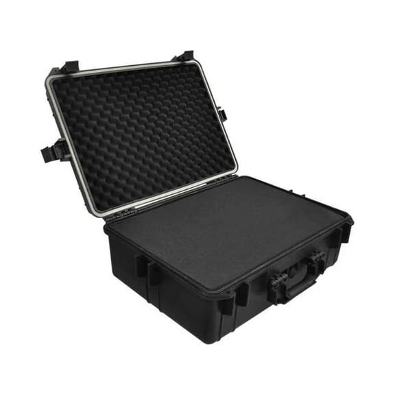 vidaXL Transport Hard-Case Black w/ Foam 9.2 gal capacity