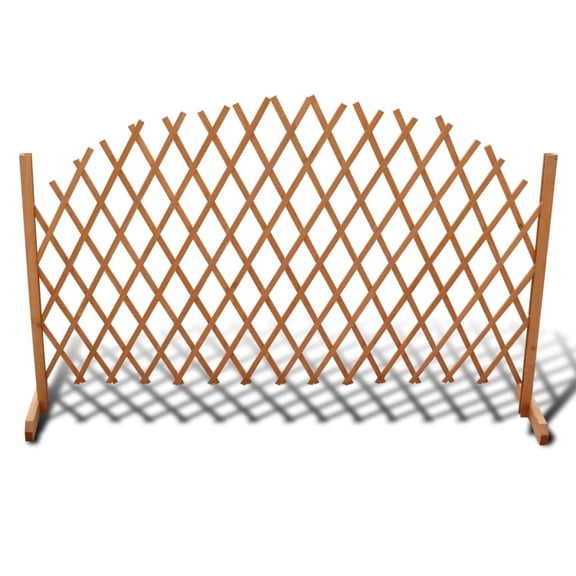 vidaXL Trellis Fence Outdoor Garden Privacy Screening Patio Barrier Solid Wood