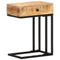 thumbnail image 1 of vidaXL U-Shaped Side Table 17.7"x11.8"x24" Solid Wood Mango, 1 of 4