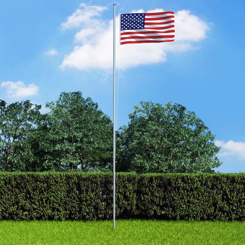 vidaXL 59.1" x 35.4" Patriotic Outdoor Flag, Weatherproof