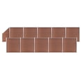thumbnail image 1 of vidaXL WPC Fence Set 10 Square + 1 Slanted 720.5"x73.2" Brown, 1 of 12